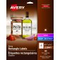 Avery Print-to-the-Edge Hemp Labels, 3-1/2" x 4-1/4"