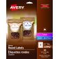 Avery Print-to-the-Edge Hemp Labels, 2-1/2", Beige, 90/pkg