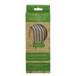 GEO Reusable Stainless Steel Straws, 8-1/2", 4/pkg