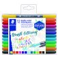 Staedtler Double-Ended Lettering Pens, Assorted Colours, 12/pkg