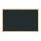U Brands Chalkboard, 36" x 24", Birch