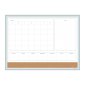 U Brands Pinit 4-in-1 Magnetic Dry-Erase Combo Board, 24" x 18"
