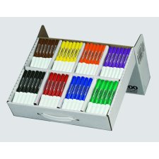 Prang Washable Markers Classpack, Assorted Colours, 200/cse