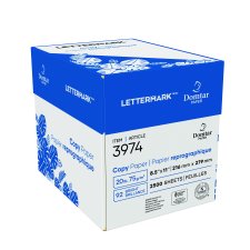 Lettermark Copy Paper, 8-1/2" x 11", 500/pkg