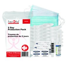 First Aid 5 Day Protection Pack, 22 pieces