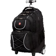 SwissGear® Computer Backpack w/Wheels, 15.6", Black