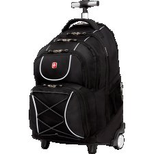 SwissGear Computer Backpack w/Wheels, 15.6", Black