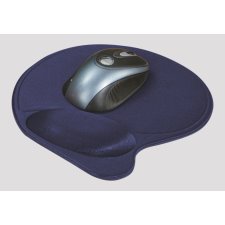 Kensington Mouse Pad w/Wrist Pillow, Blue