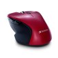 Verbatim Wireless Blue LED Mouse, USB-C, Red