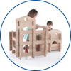 Wood Interlocking Blocks