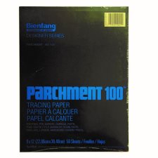 Bienfang® Parchment Paper, 9" x 12", 50 sheets/pad
