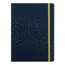 Filofax Confetti Notebook, 8-1/4" x 5-3/4", Charcol