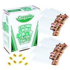 Crayola Colors of the World Classpack Coloured Pencils, Assorted Colours, 240/cs