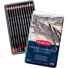 Derwent Tinted Charcoal Pencils