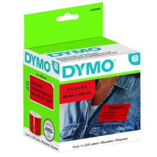 DYMO Multi-Purpose Labels, 2-1/8" x 4", Red, 220/box