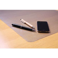 Floortex® DESKTEX® Ecotex Desk Pad, 19" x 24", Clear