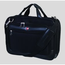 SwissGear Scan Smart Briefcase, 17.3", Black