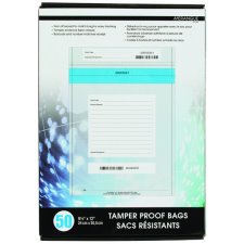 Merangue Tamper Proof Bags, Clear, 50/pkg