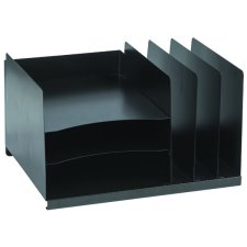 Merangue Metal Horizontal-Vertical Sorter, Black