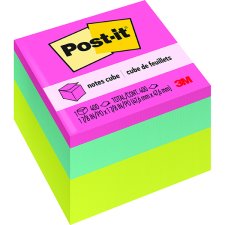 Post-it Notes Cube, Brights Collection