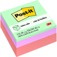 Post-it Notes Cube, Pastels Collection