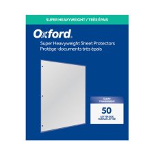 Oxford Page Protectors, 4 mil, Letter, 50/bx