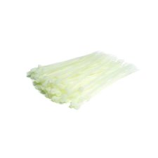 StarTech Cable Ties, Nylon, 6", Clear, 100/pkg