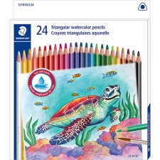 Staedtler® Watercolour Pencils, Assorted Colours, 24/pkg