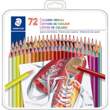 Staedtler Coloured Pencils, Assorted Colours, 72/bx