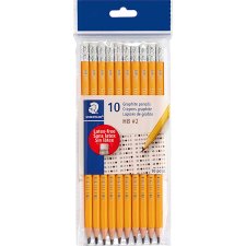 Staedtler Graphite Pencils, HB #2, 10/pkg