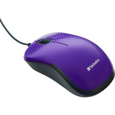 Verbatim® Silent Corded Optical Mouse, Purple