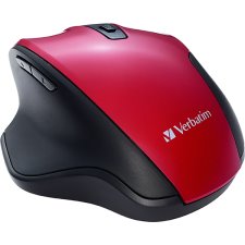 Verbatim®Ergo Wireless Blue LED Mouse, Red