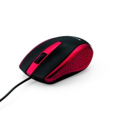Verbatim Corded Optical Mouse, Red