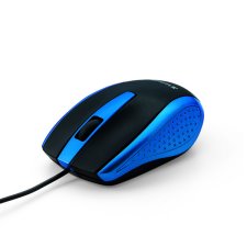 Verbatim® Corded Optical Mouse, Blue