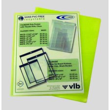 VLB FileMode View Folders, 11" x 8-1/2", Yellow, 10/pkg