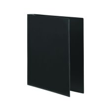 Wilson Jones Clean View Poly Presentation Binder, 1", Black