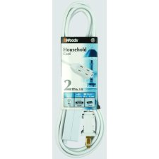 Woods Indoor Extension Cord, 2 m/6.5 ft.