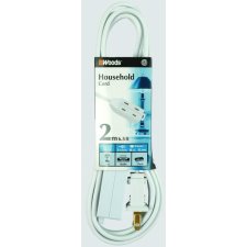 Woods® Indoor Extension Cord, 2 m/6.5 ft.