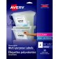 Avery Removable I.D. Labels, 8-1/2" x 5-1/2", White, 20/pkg