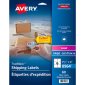 Avery TrueBlock  Shipping Labels, 3-1/3" x 4", White, 60/pkg