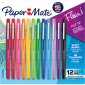 Paper Mate Flair Markers, Assorted Fashion Colours, 12/pkg