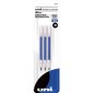 uni-ball Erasable Gel Retractable and Stick Pen Refill, 0.7mm, Blue, 3/pkg