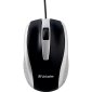 Verbatim Corded Optical Mouse, Silver
