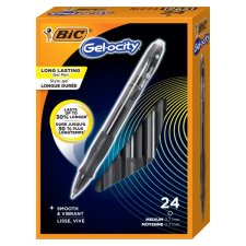 Bic Gelocity Gel Pen, 0.7mm, Black