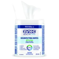 Zytec Healthcare All In One Disinfectant Wipes, 180 sheets