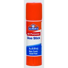 Elmer's All Purpose Washable School Glue Sticks, 8g, 30/box
