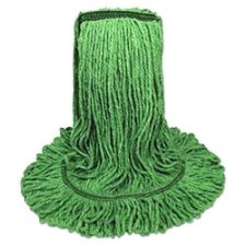 Globe Syn-Pro® Synthetic Narrow Band Wet Green Looped End Mop 
