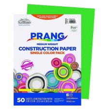 Prang® Construction Paper, 9" x 12", Holiday Green, 50/pkg