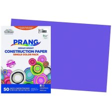 Prang® Construction Paper, 12" x 18", Violet, 50/pkg