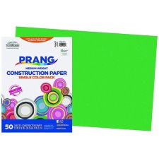 Prang Construction Paper, 12" x 18", Holiday Green, 50/pkg